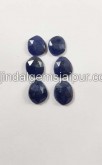 Blue Sapphire Rose Cut Slices